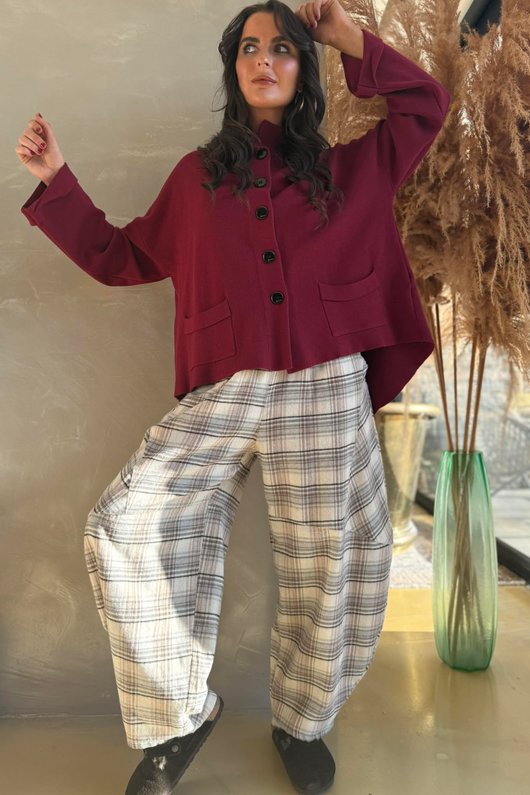 Osbourne Cardigan Burgundy /2=